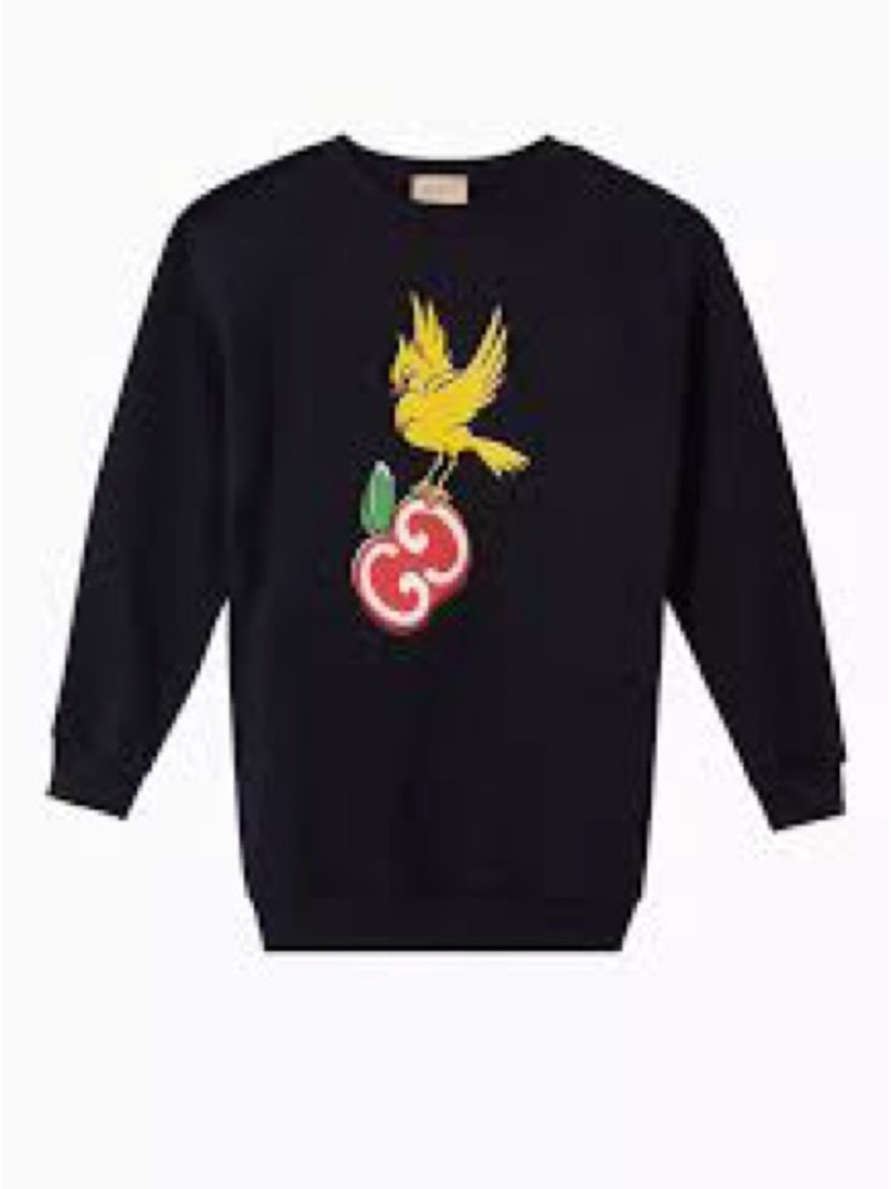 Kid GUCCI x Freya Hartas GG Apple Print Cotton Sweatshirt 24m